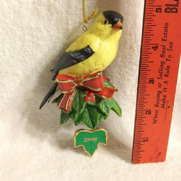 2008 DANBURY MINT ANNUAL SONGBIRD ORNAMENT - Picture 8 of 8